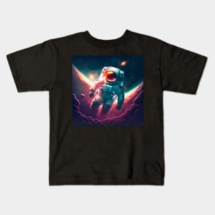 Staring into the greater abyss Kids T-Shirt